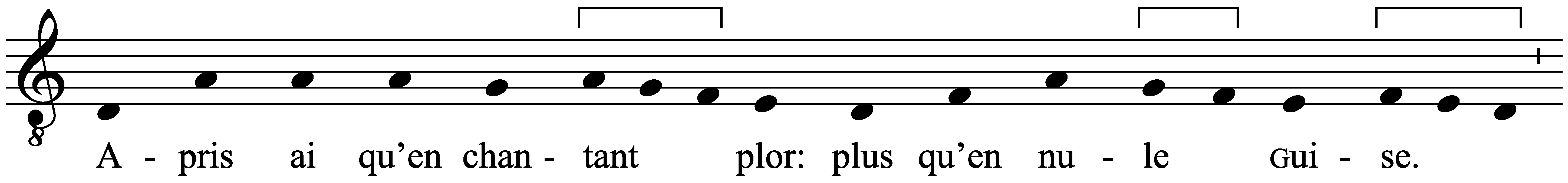 Work musical notation